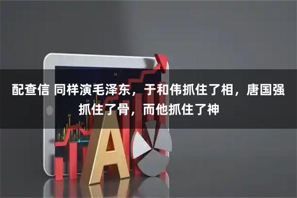 配查信 同样演毛泽东，于和伟抓住了相，唐国强抓住了骨，而他抓住了神